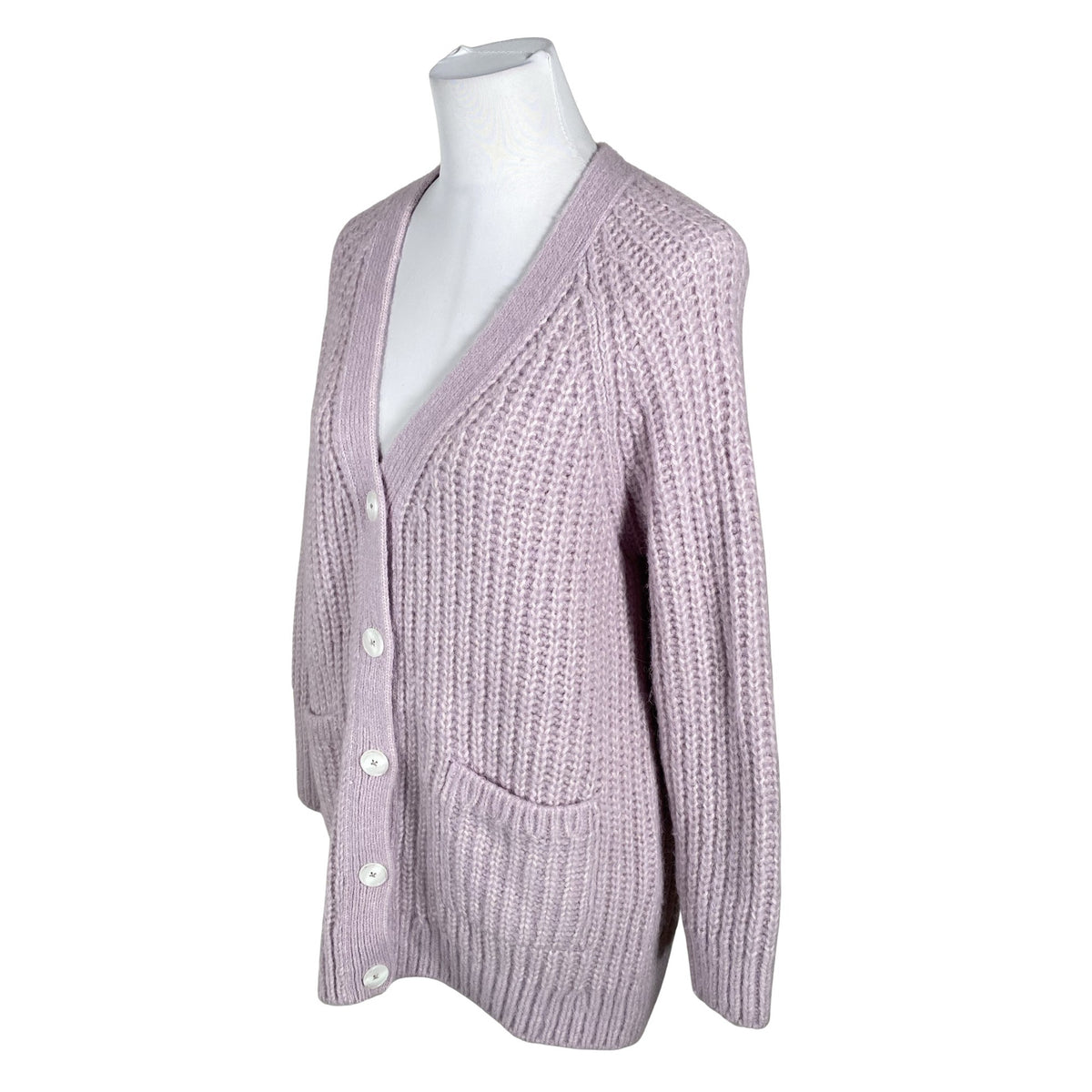 Unisex Alpaka - Kardigan, suurus 34 - Lilla (3)
