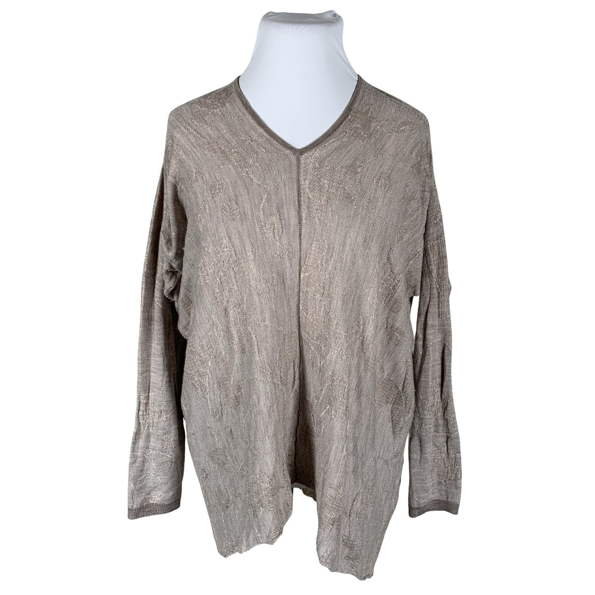 Unisex Ca Vagan - Kootud tuunika, suurus 42 - Hall (1)