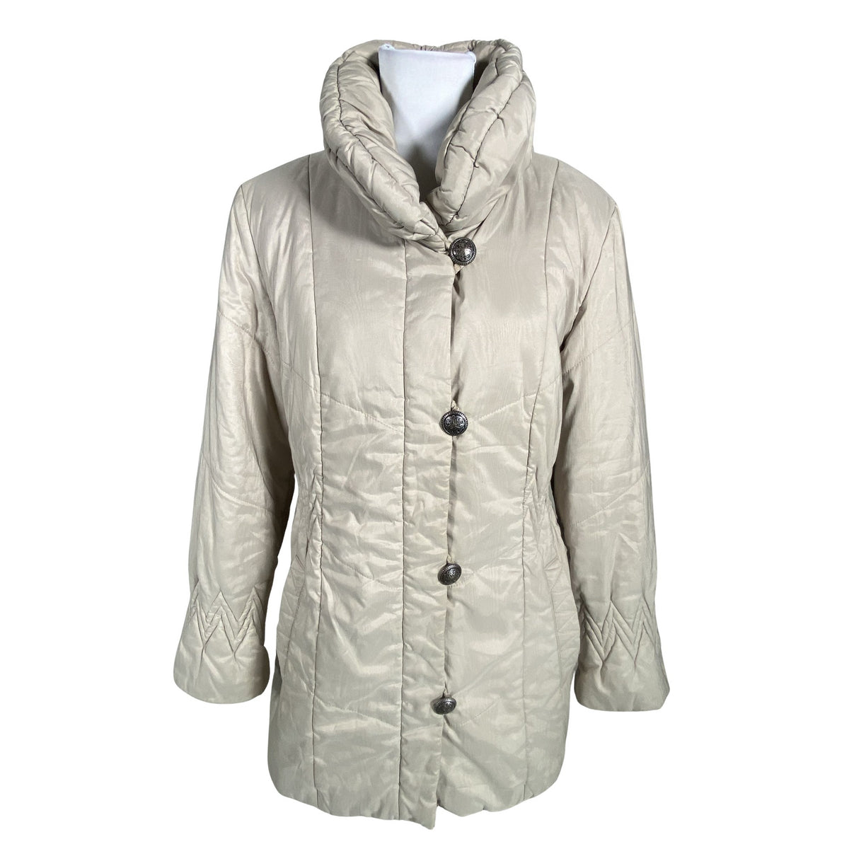 Unisex Barbara Lebek - Õhem talvejope, suurus 38 - Beige (1)