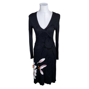 Unisex Desigual - Trikotaažist kleit, suurus 40 - Must (1)