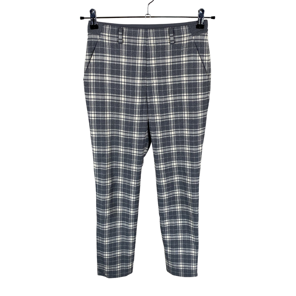 Unisex Uniqlo - Mittevenivad püksid, suurus 34 - Hall (1)