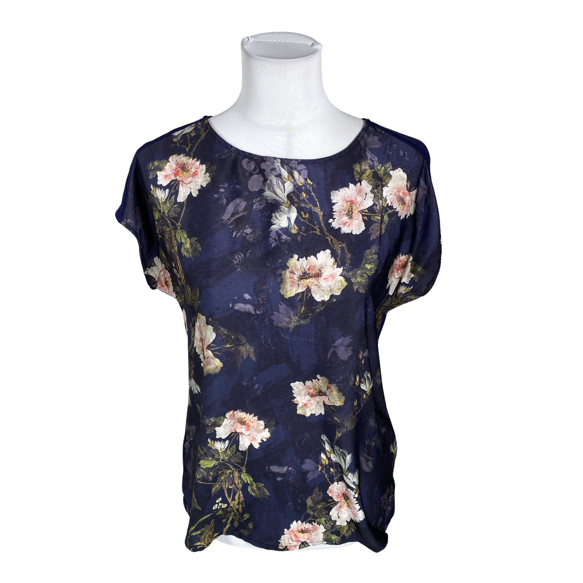 Unisex Esprit - Lühikeste käistega pluus, suurus 36 - Sinine (1)