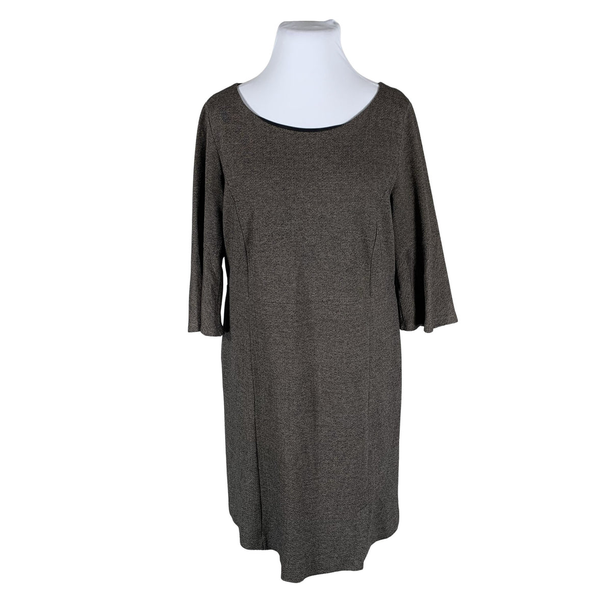 Unisex Comma - Kootud kleit, suurus 46 - Pruun (1)