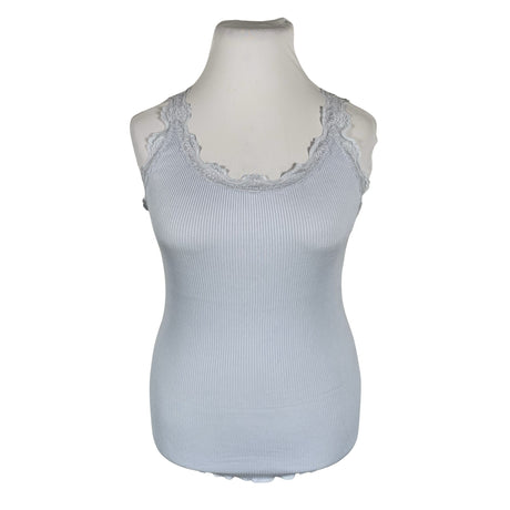 Unisex Rosemunde - Trikotaažist topp, suurus 44 - Helesinine ()