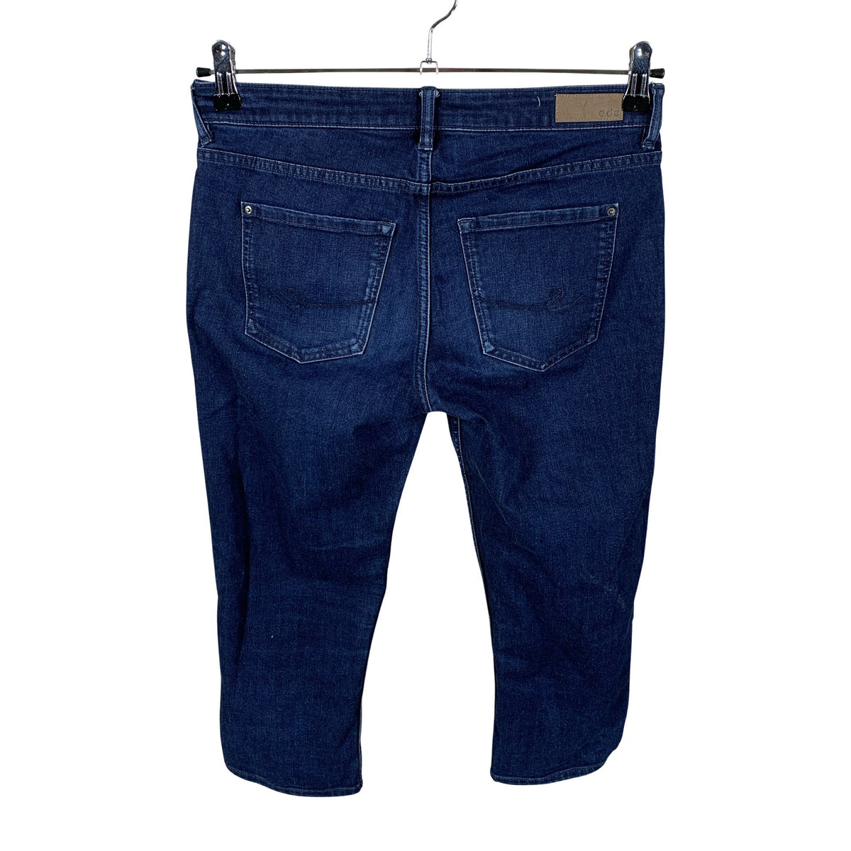 Unisex EDC by Esprit - Teksast poolpikad püksid, suurus W27 - Sinine (2)