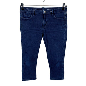 Unisex EDC by Esprit - Teksast poolpikad püksid, suurus W27 - Sinine (1)
