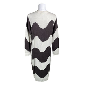 Unisex Marimekko - Kootud kleit, suurus 40 - Pruun (2)