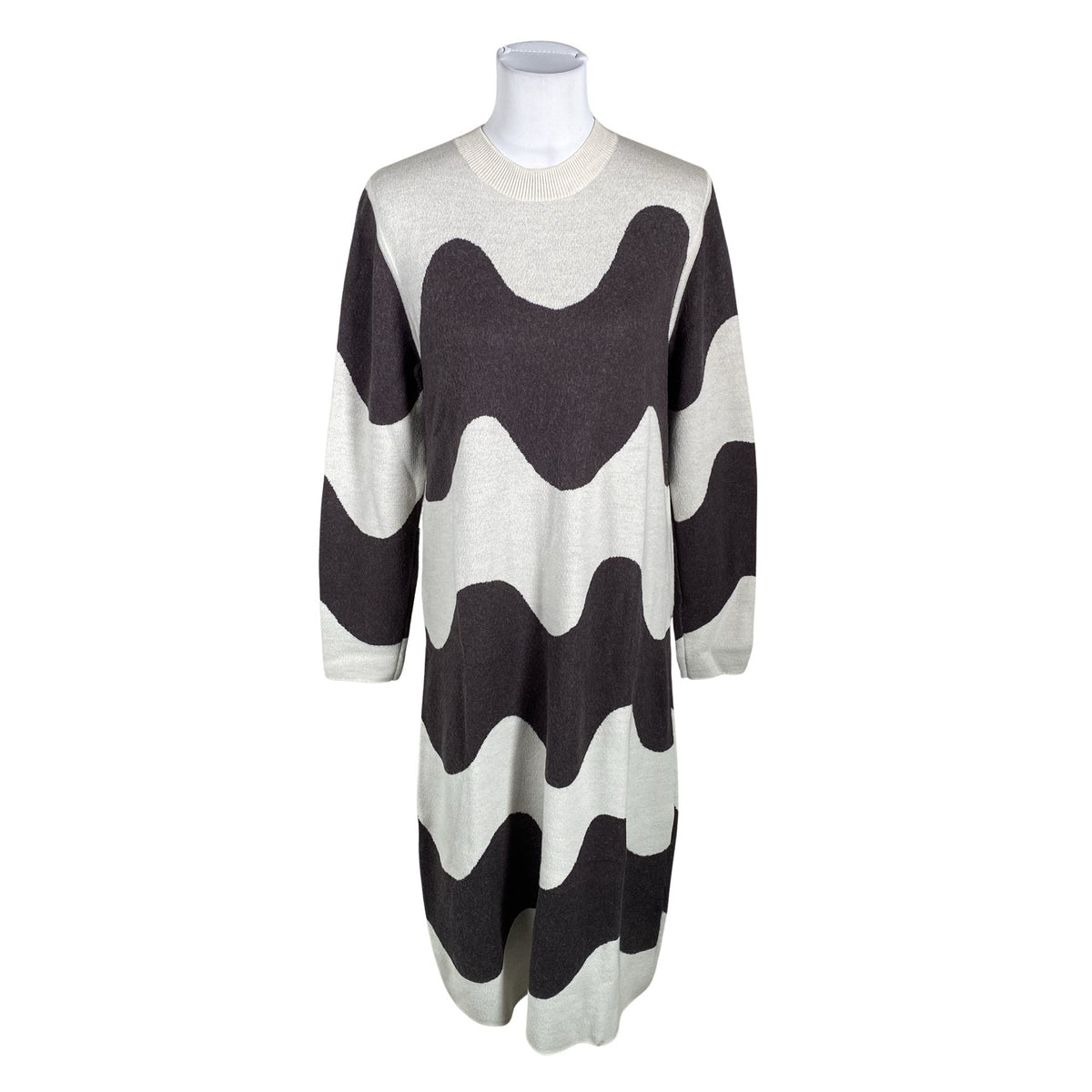 Unisex Marimekko - Kootud kleit, suurus 40 - Pruun (1)