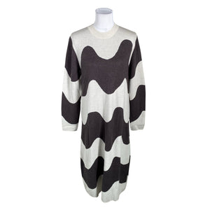 Unisex Marimekko - Kootud kleit, suurus 40 - Pruun (1)