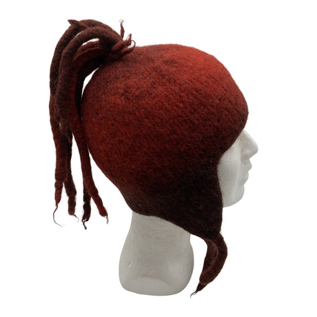 Unisex Handmade - Talvemüts, suurus 58 - 60 cm - Punane (2)