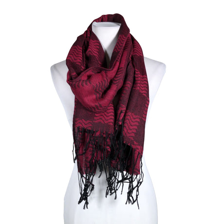 Unisex Pashmina - Õhuke sall, suurus Midi - Roosa ()
