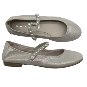 Unisex Tamaris - Baleriinad, suurus 39 - Hõbe (1)