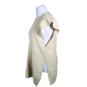 Unisex Handmade - Kootud vest, suurus 42 - Looduslik valge (2)