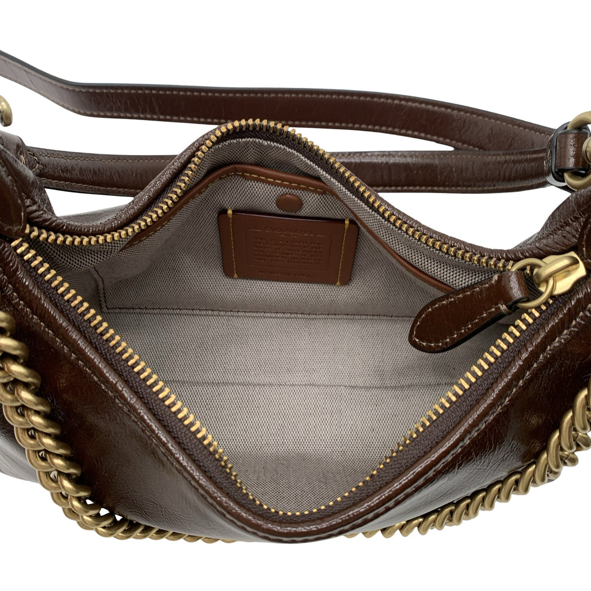 Unisex Coach - Õlakott, suurus Mini - Pruun (3)