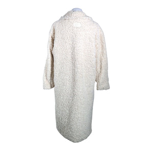 Unisex Fabienne Chapot - Kunstkarusnahast mantel, suurus 38 - Looduslik valge (2)