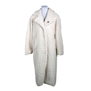 Unisex Fabienne Chapot - Kunstkarusnahast mantel, suurus 38 - Looduslik valge (1)