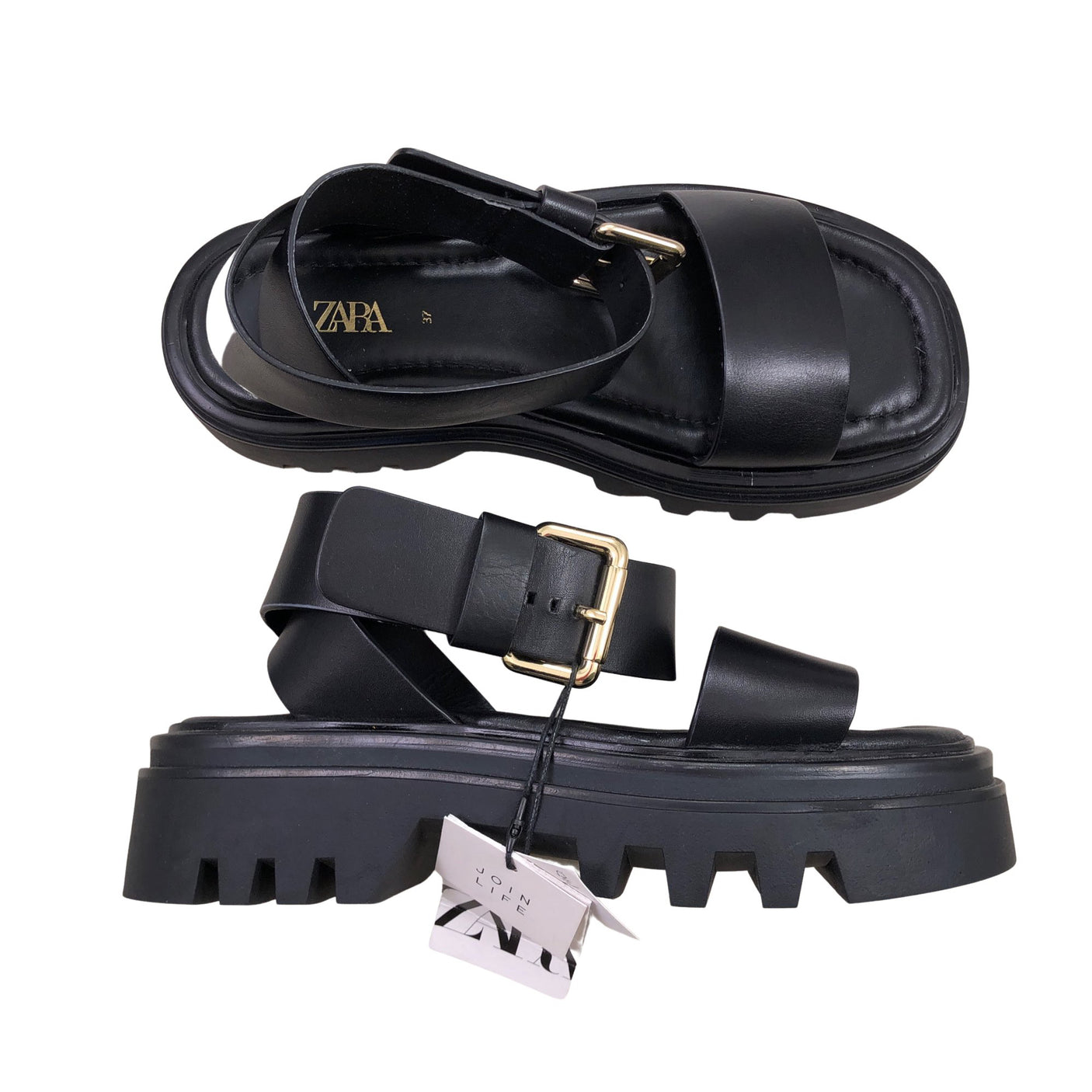 Unisex Zara - Sandaalit, koko 37 -  (1)