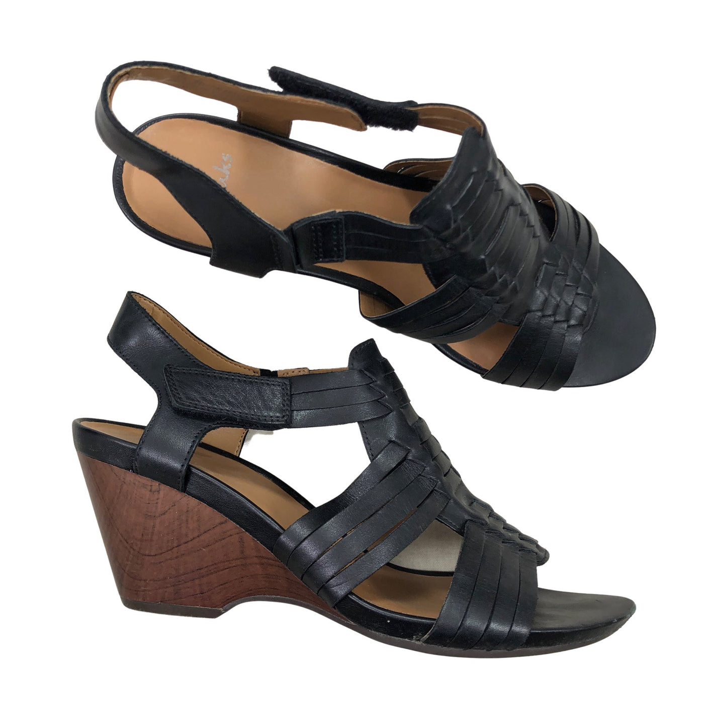 Unisex Clarks - Kiilakorkosandaalit, koko 38 -  (1)