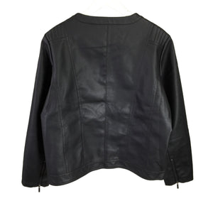 Unisex Zizzi - Nahkatakki, koko 46 -  (2)