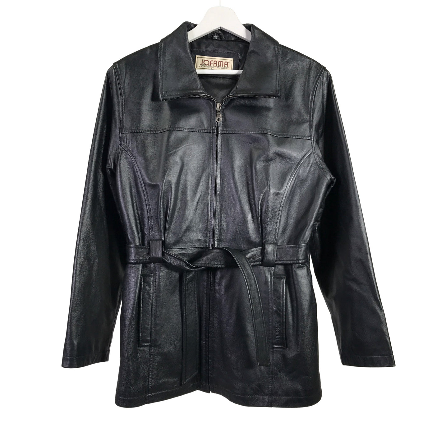 Unisex Jofama - Nahkatakki, koko 36 -  (1)