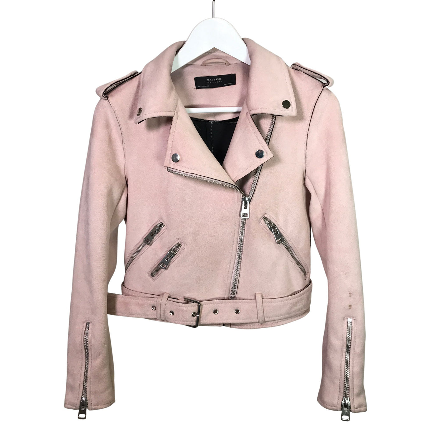 Unisex Zara - Nahkatakki, koko 36 -  (1)