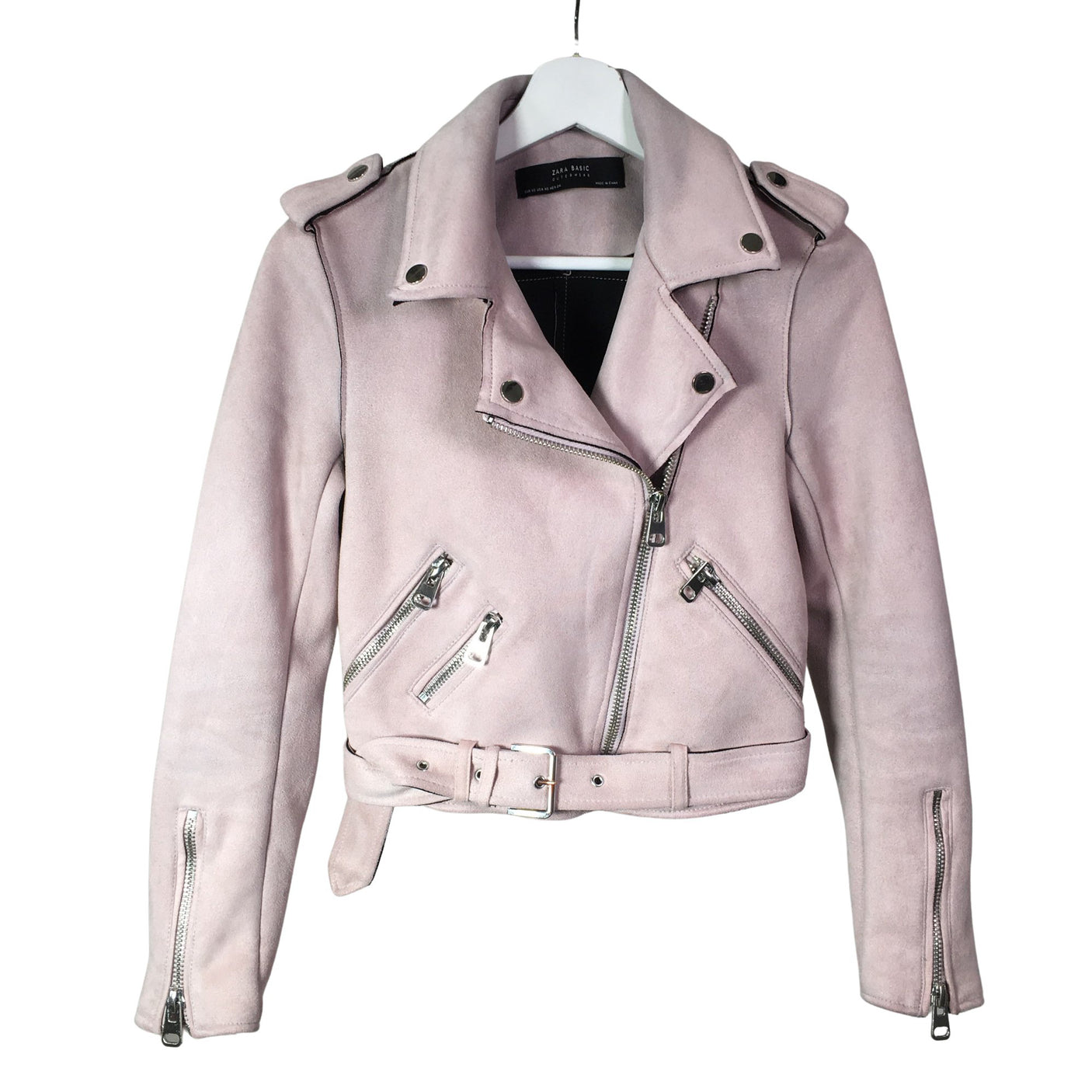 Unisex Zara - Nahkatakki, koko 34 -  (1)