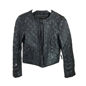 Unisex Zara - Nahkatakki, koko 36 -  (1)