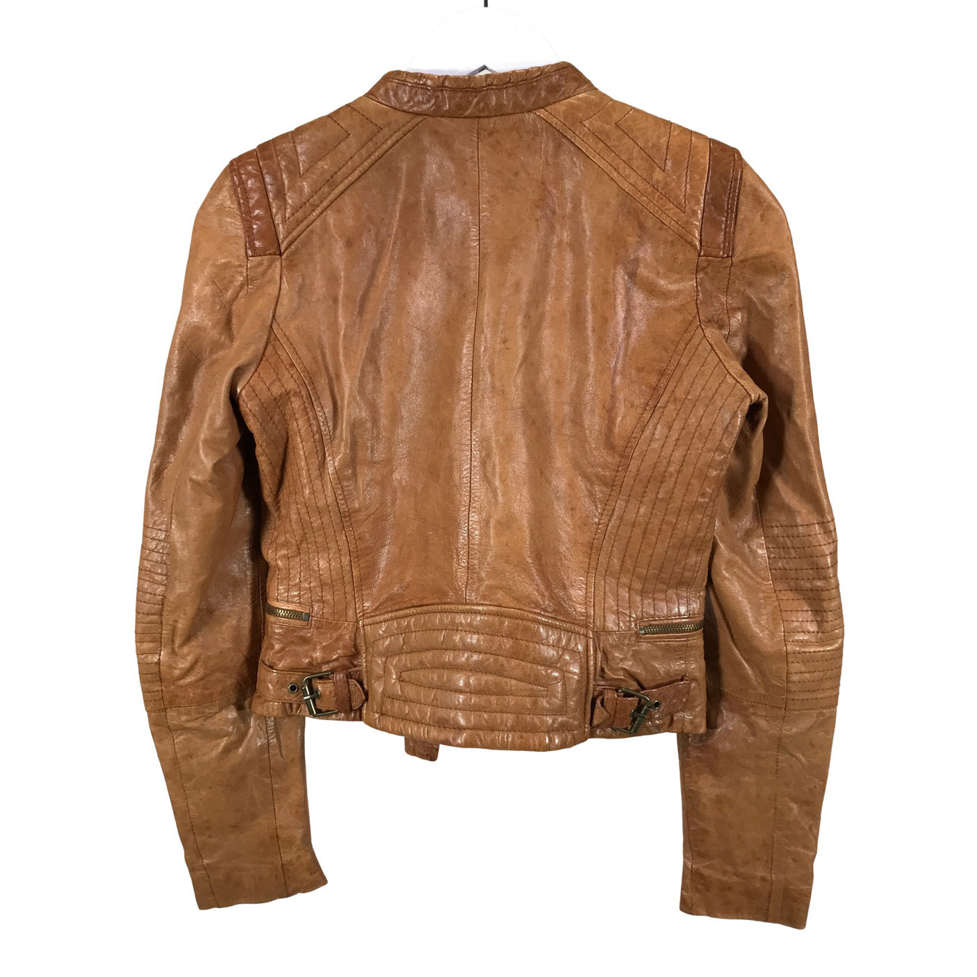 Unisex Zara - Nahkatakki, koko 38 -  (2)