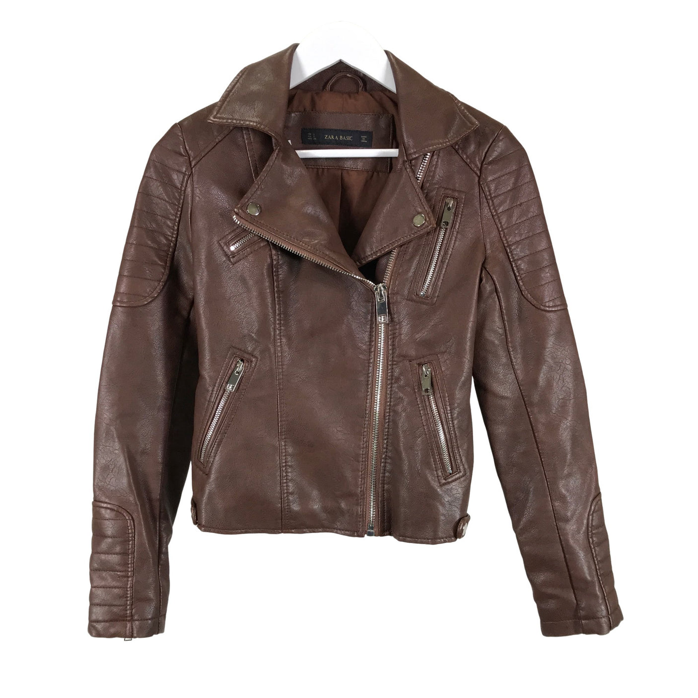 Unisex Zara - Nahkatakki, koko 36 -  (1)
