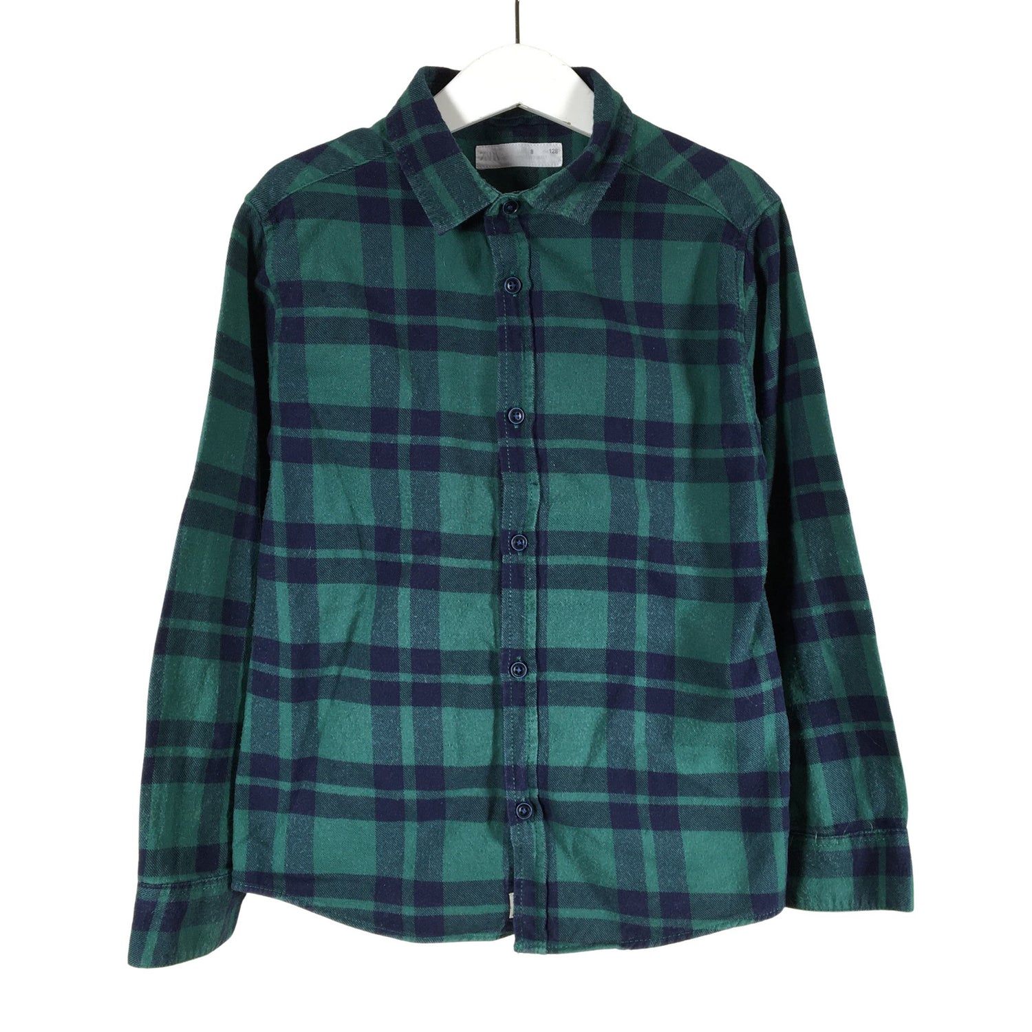  Kauluspaita  Flanellipaita, koko 122 - 128  Zara 