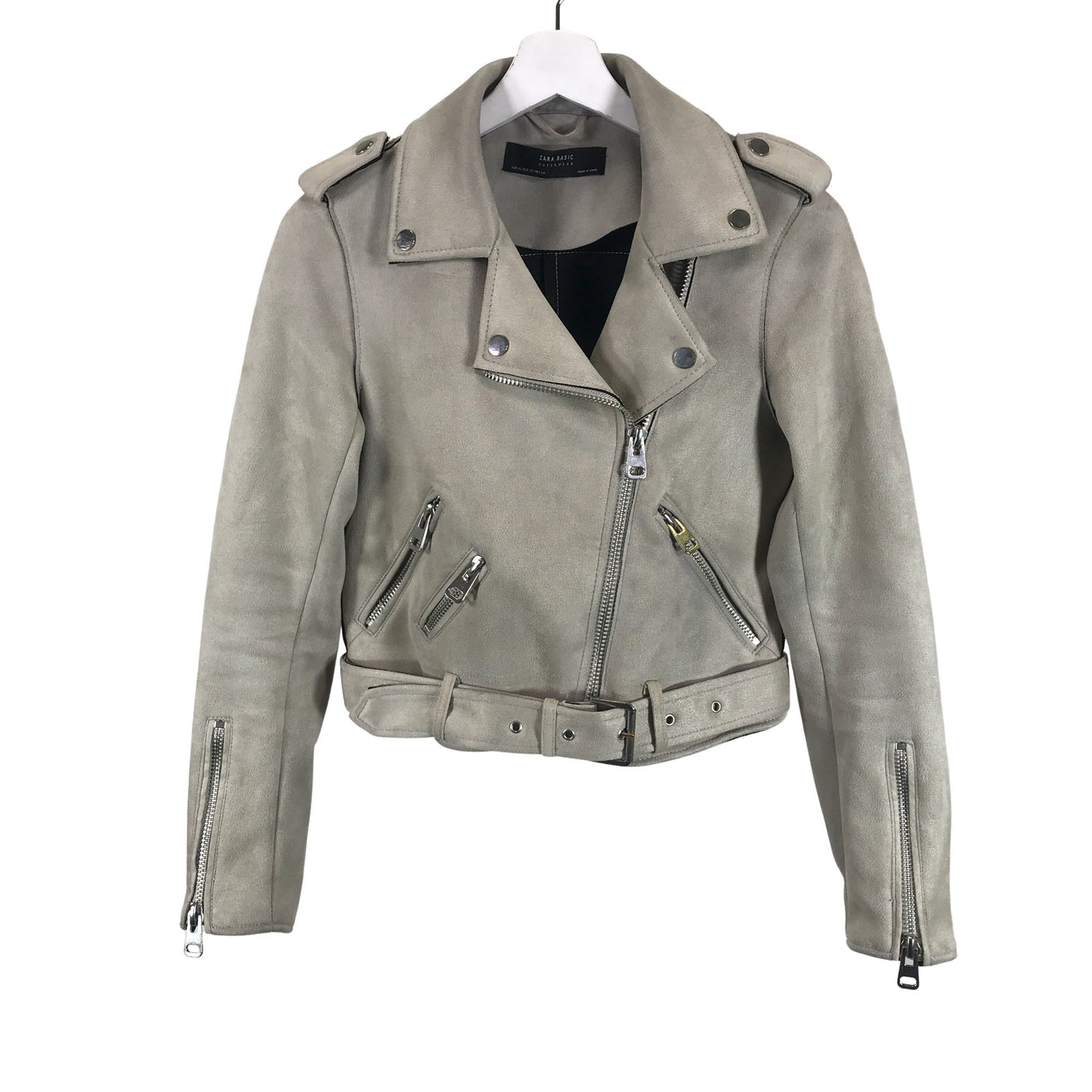 Unisex Zara - Nahkatakki, koko 34 -  (1)