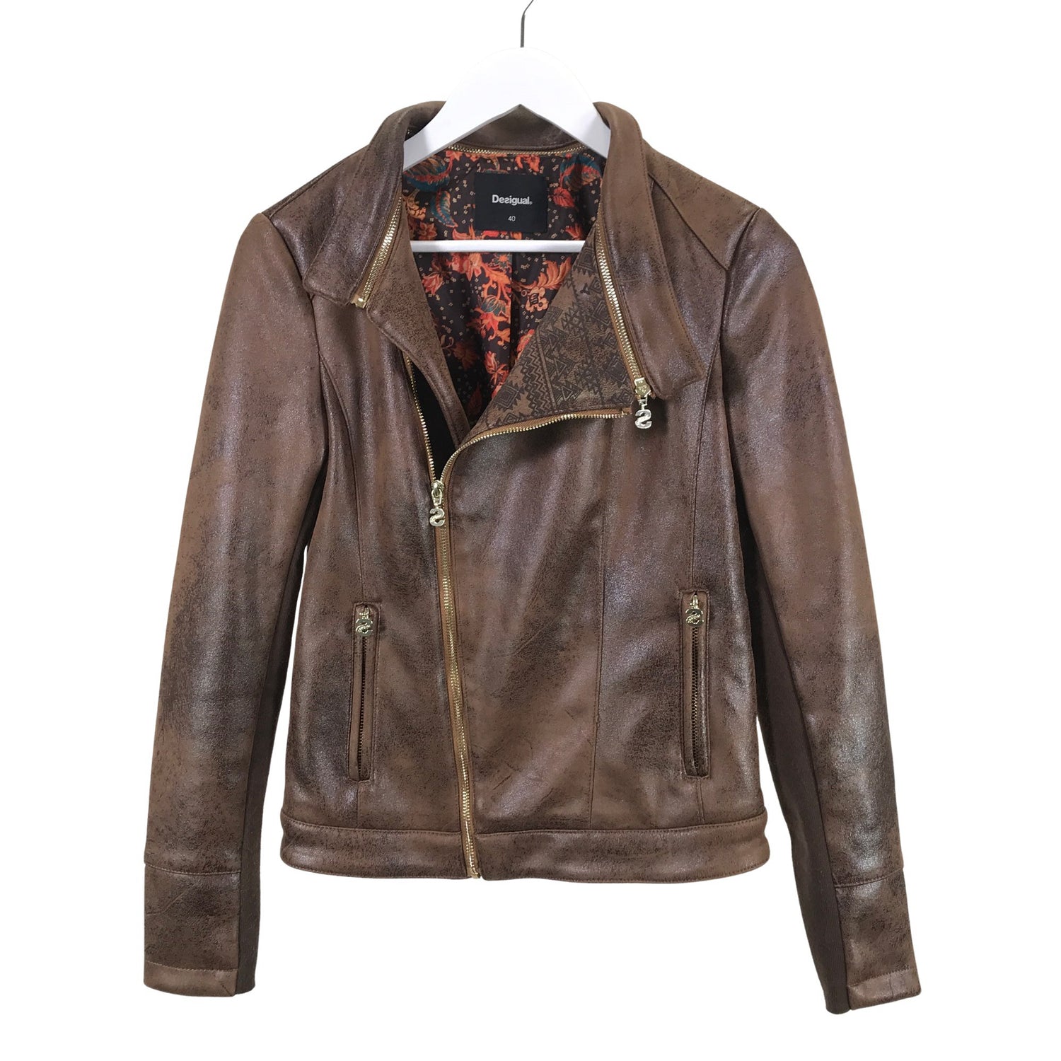  Nahkatakki  Nahkatakki, koko 40  Desigual 