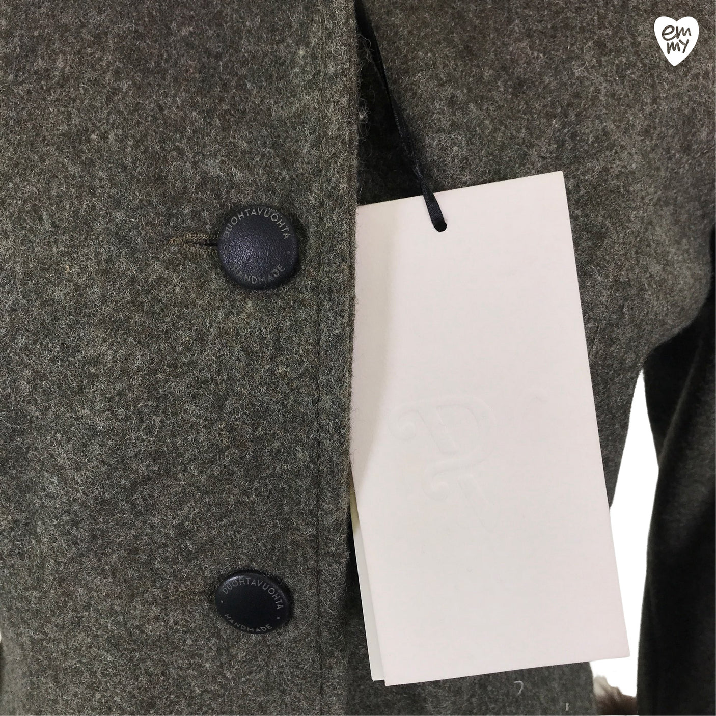 Unisex Duohtavuohta - Villakangast mantel, suurus 40 -  (3)