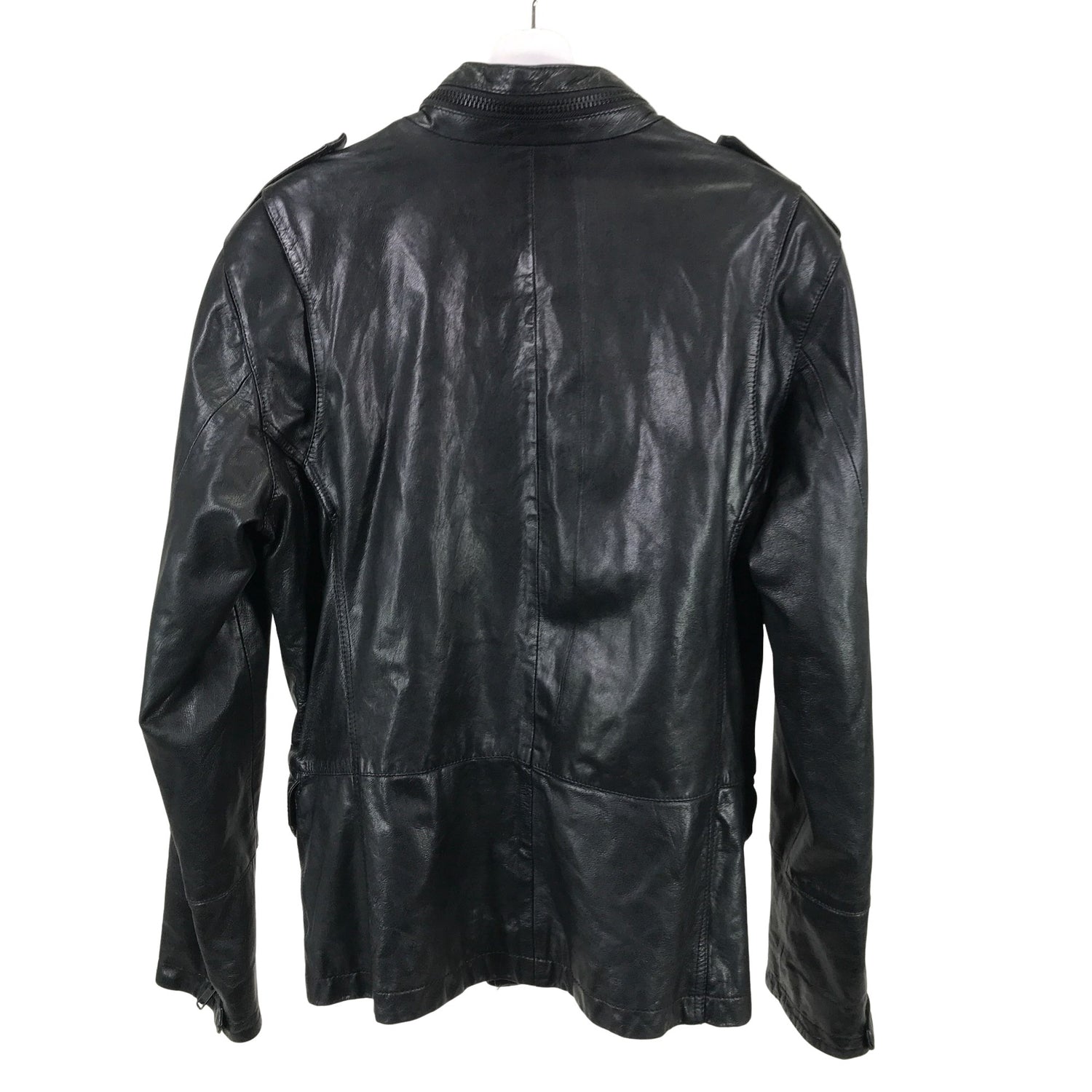 Leather jacket, size L