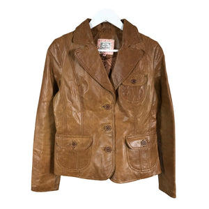 Leather jacket, size 40