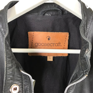 Leather jacket, size 36