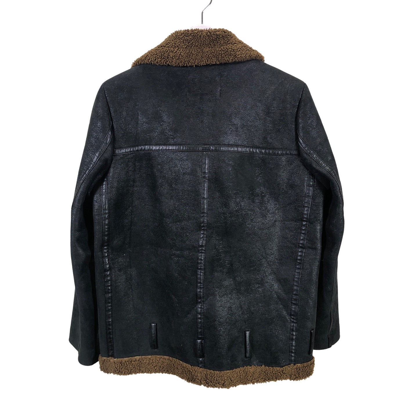 Unisex Zara - Nahkatakki, koko 36 -  (2)