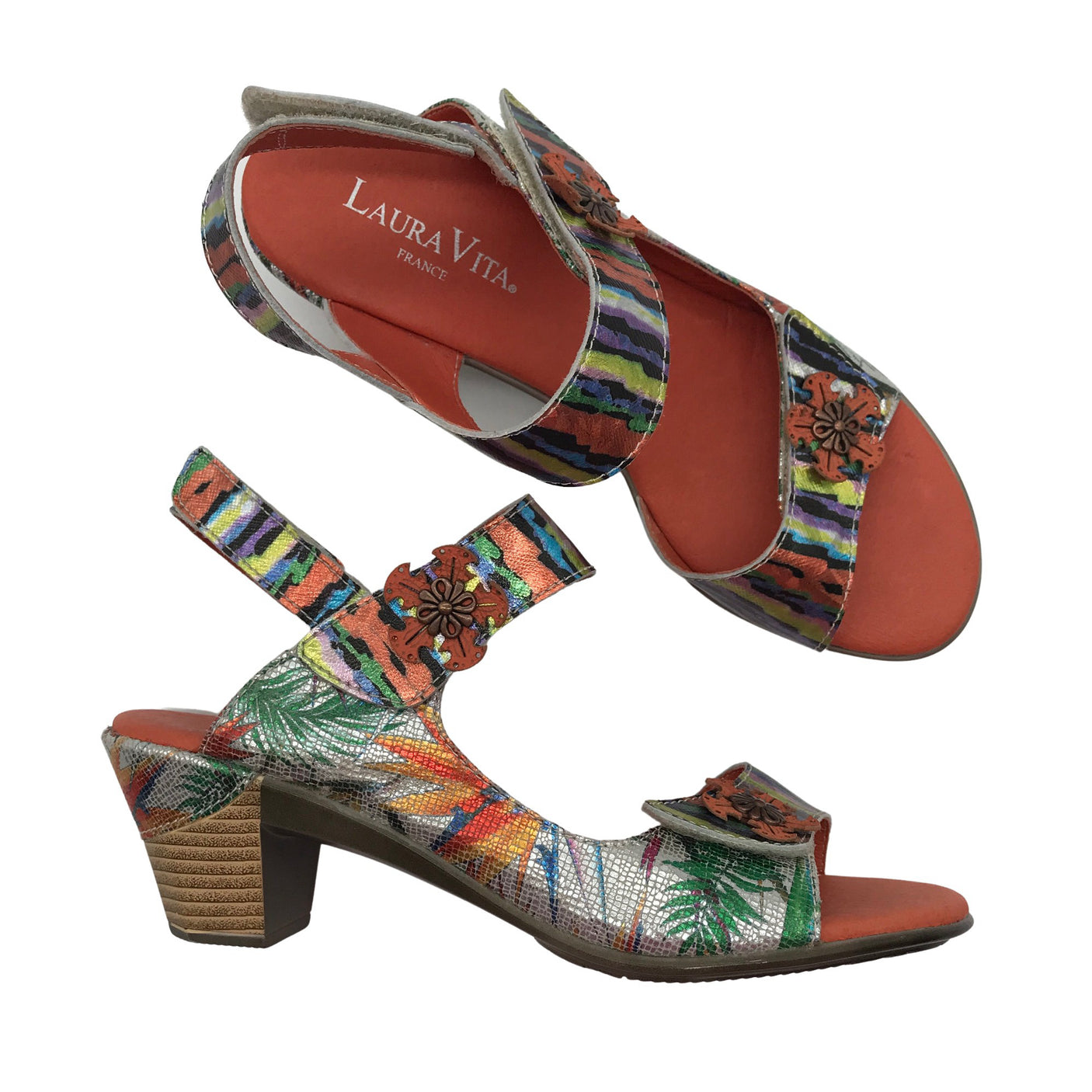 Unisex Laura Vita - Korolliset sandaalit, koko 40 -  (1)