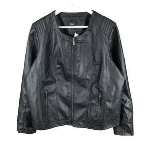 Unisex Zizzi - Nahkatakki, koko 48 -  (1)