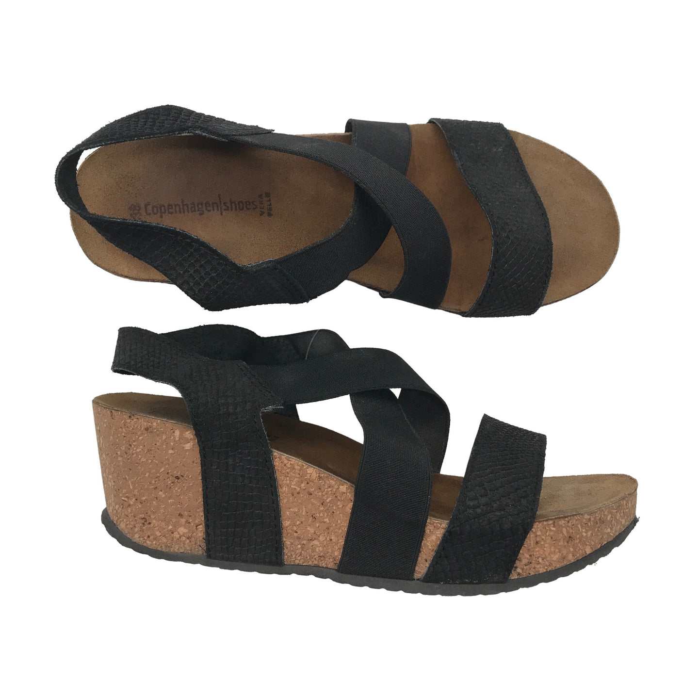 Unisex Copenhagen shoes - Kiilakorkosandaalit, koko 38 -  (1)