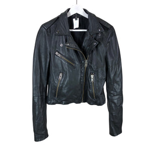 Unisex Topshop - Nahkatakki, koko 38 -  (1)