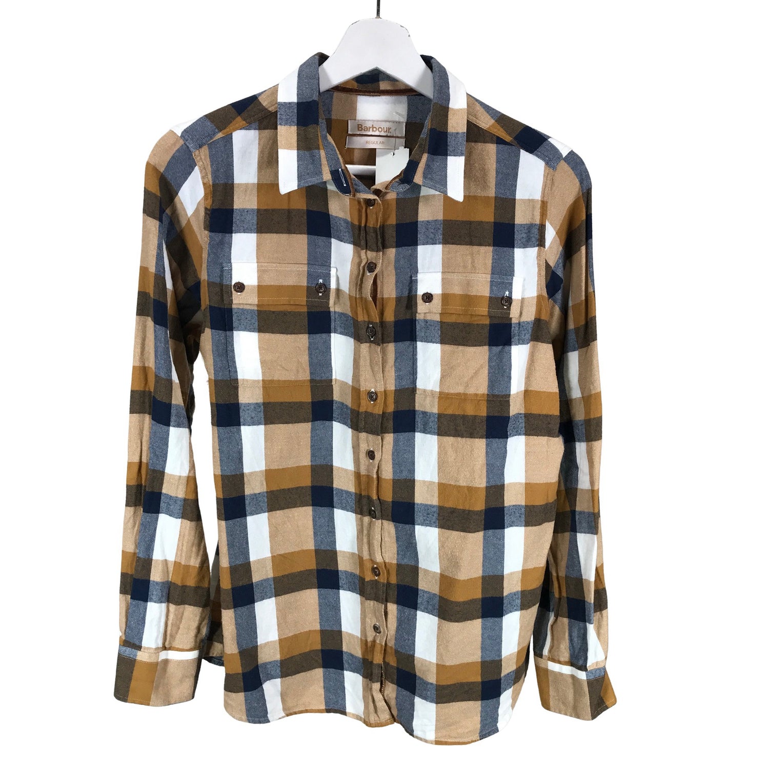 Kauluspaita  Flanellipaita, koko 38  Barbour 