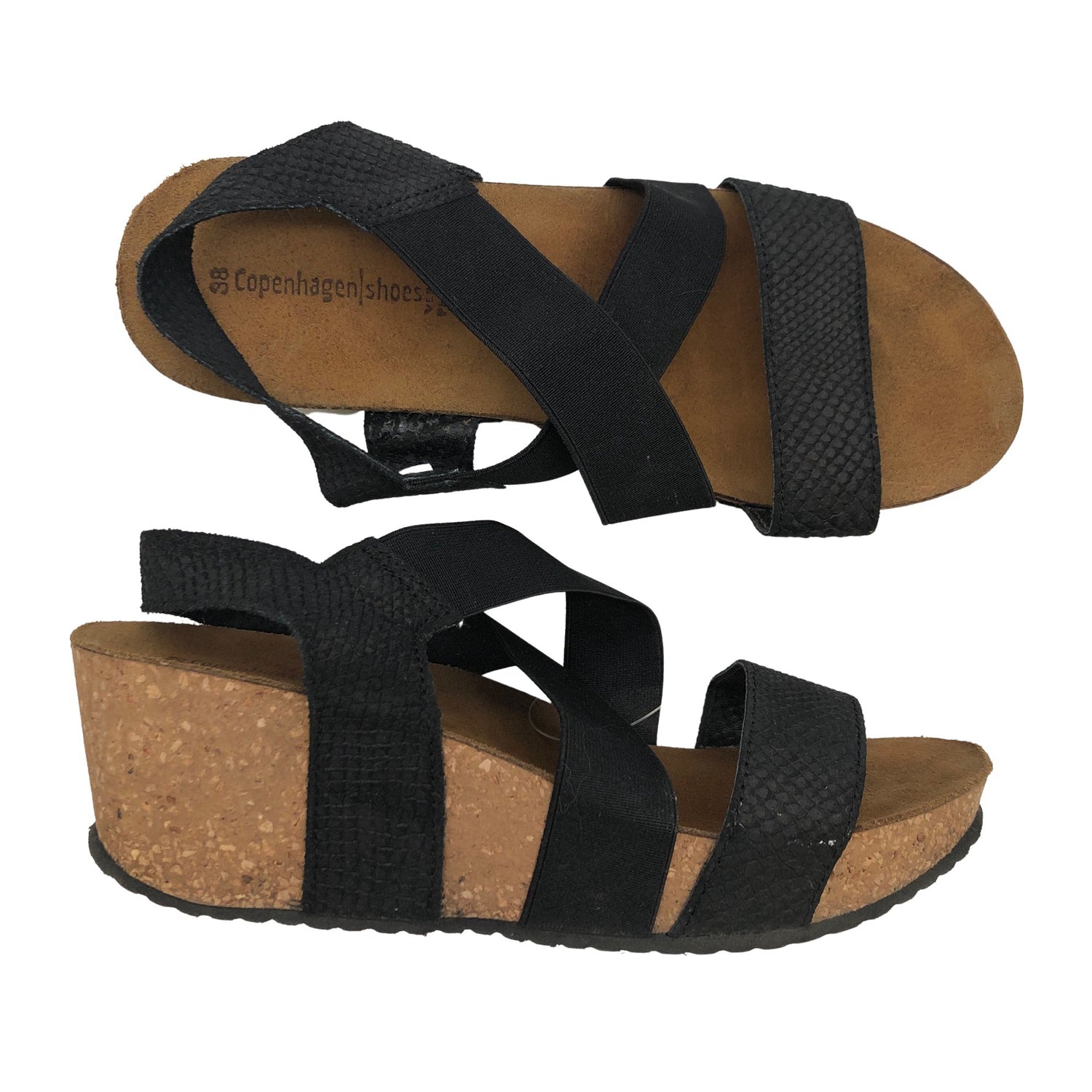 Kiilakorkosandaalit, koko 38