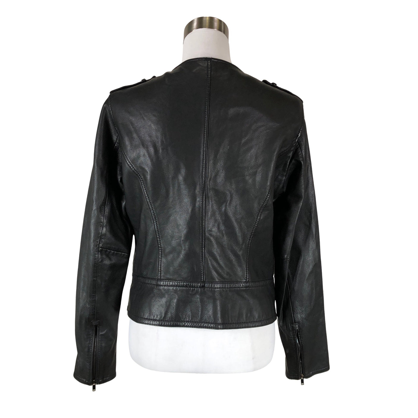 Unisex Massimo Dutti - Nahkatakki, koko 40 -  (2)