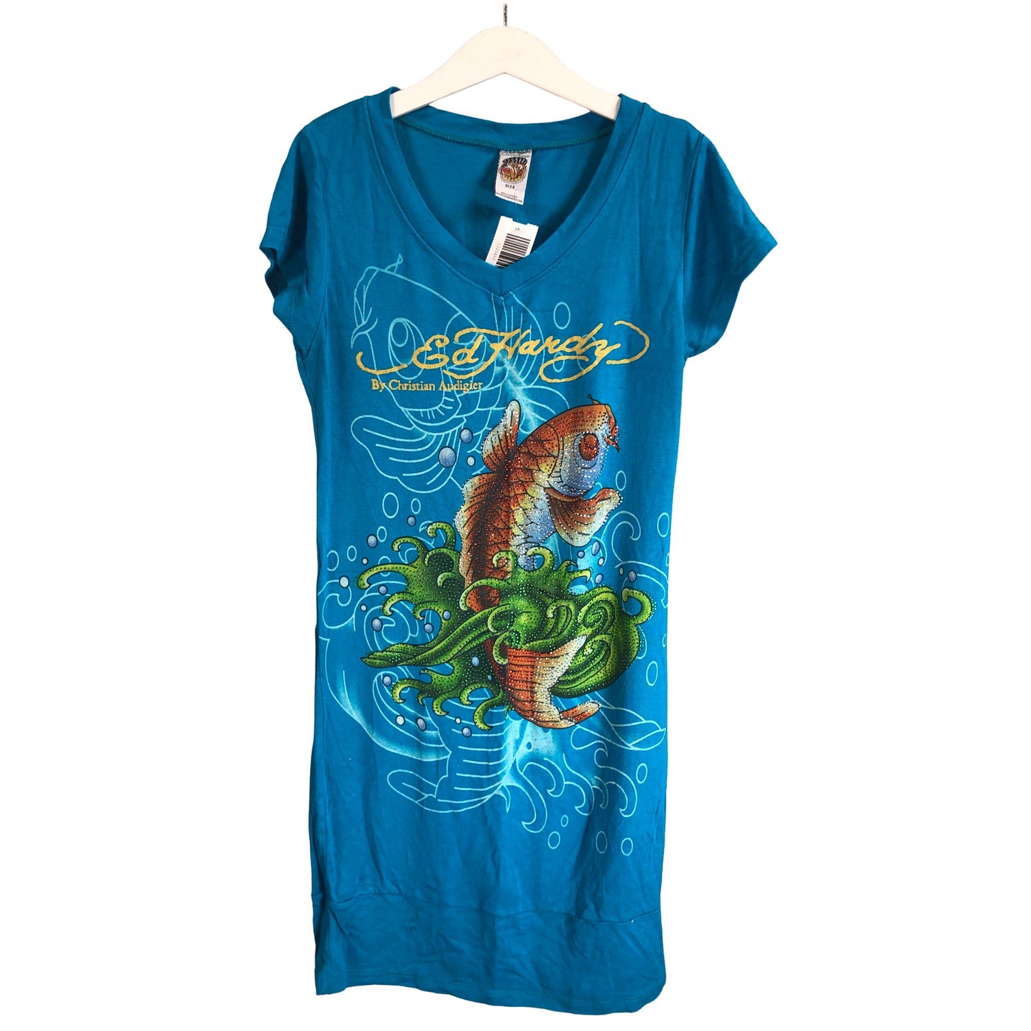  Tunika  Trikootunika, koko 36  Ed Hardy 