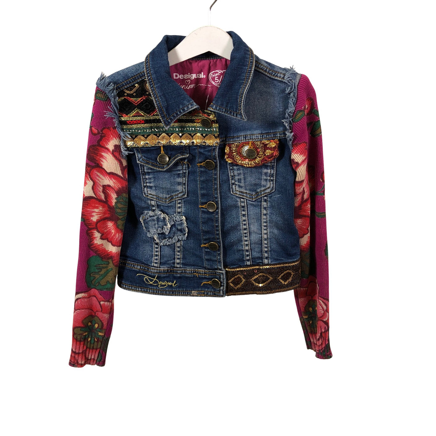 Unisex Desigual - Farkkutakki, koko 110 - 116 -  (1)