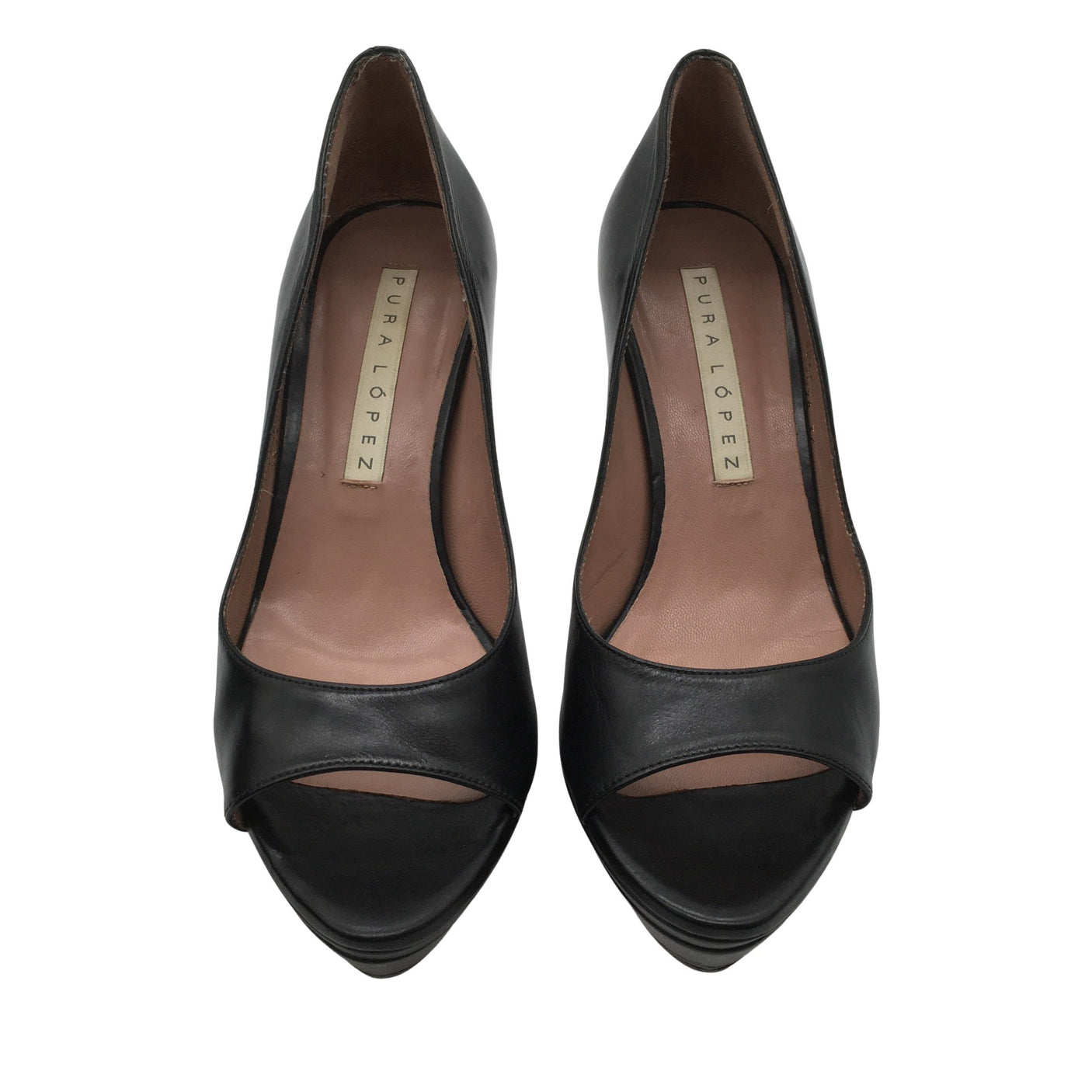 Avokärkiset korkokengät, koko 36