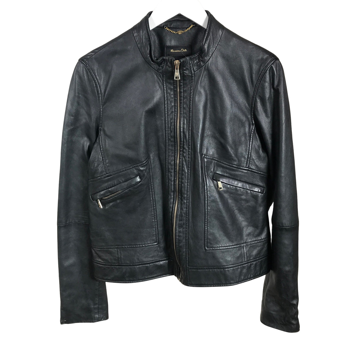Unisex Massimo Dutti - Nahkatakki, koko 42 -  (1)