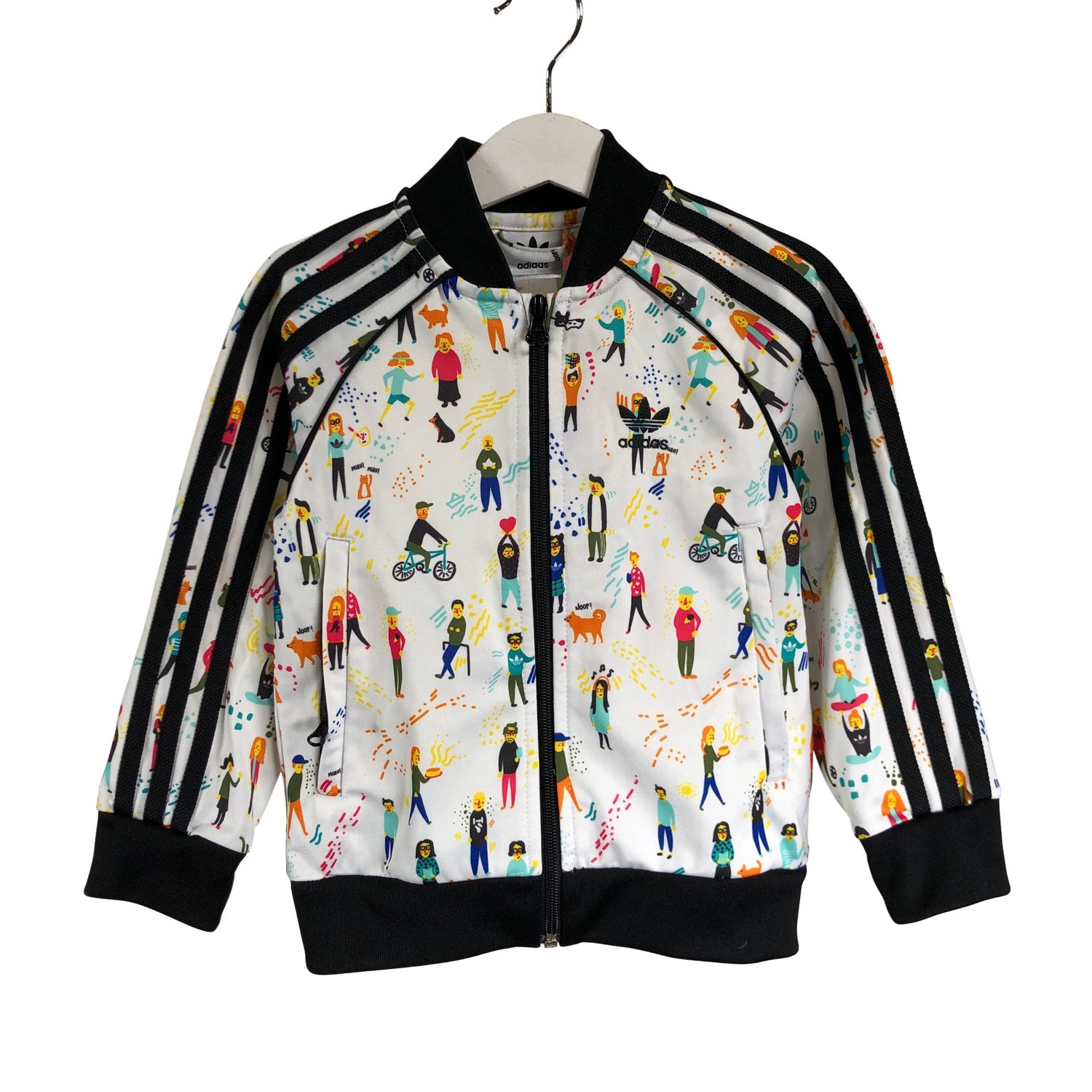  Urheilutakki  Verryttelytakki, koko 98 - 104  Adidas 