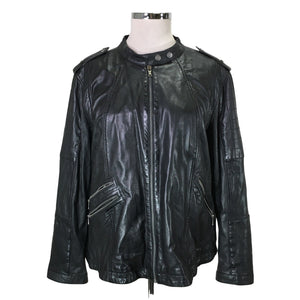 Unisex Sheego - Nahkatakki, koko 50 -  (1)
